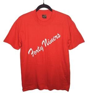 VTG 80s San Francisco 49ers T-shirt Touch of Gold Large 50/50 USA Single Stitch